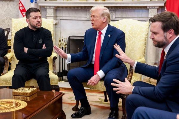 Владимир Зеленский в гостях у президента США Дональда Трампа 28 февраля 2025 года