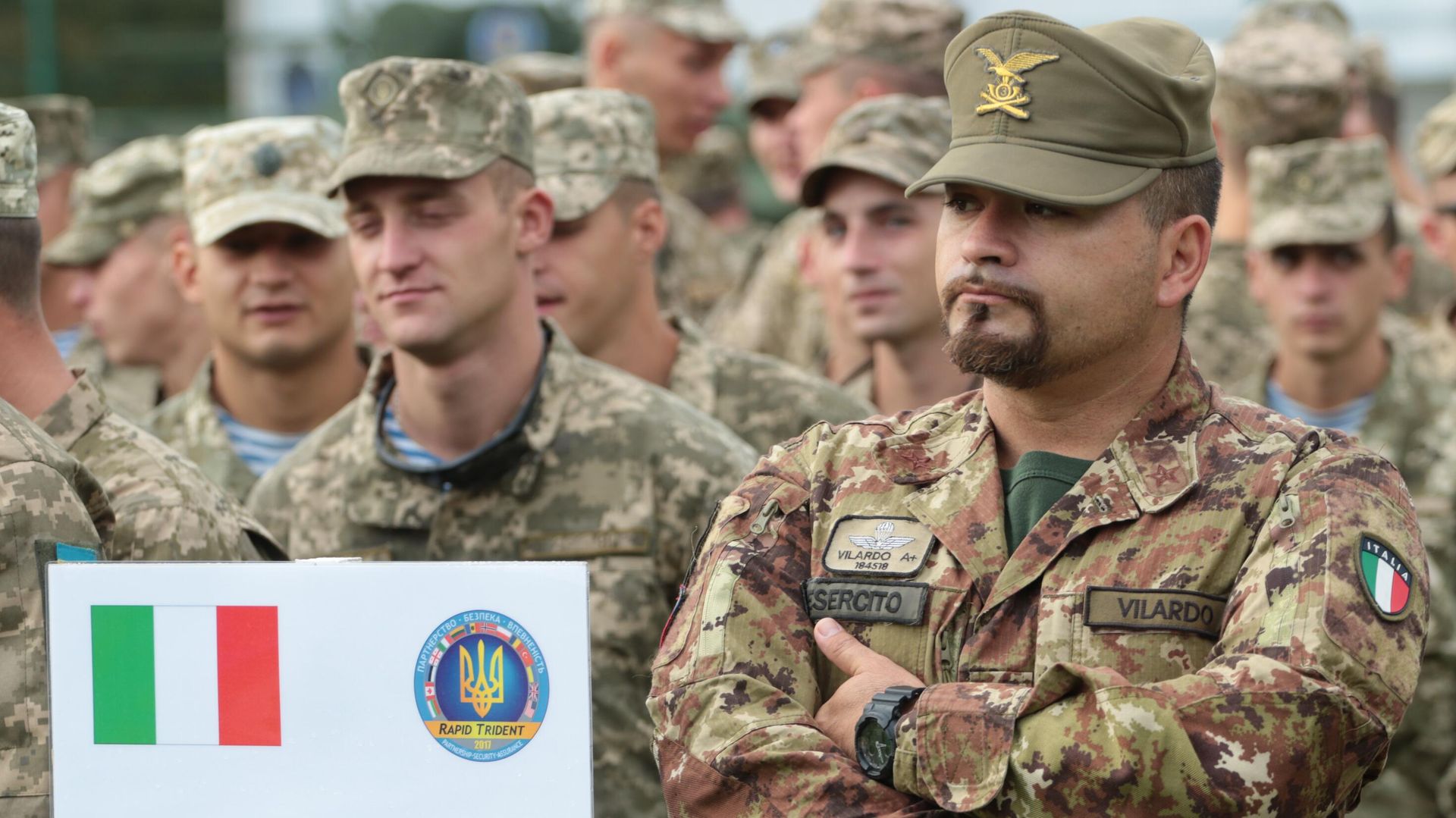 Церемония открытия военных учений Rapid Trident-2017 в Львовской области - РИА Новости, 1920, 04.03.2025
