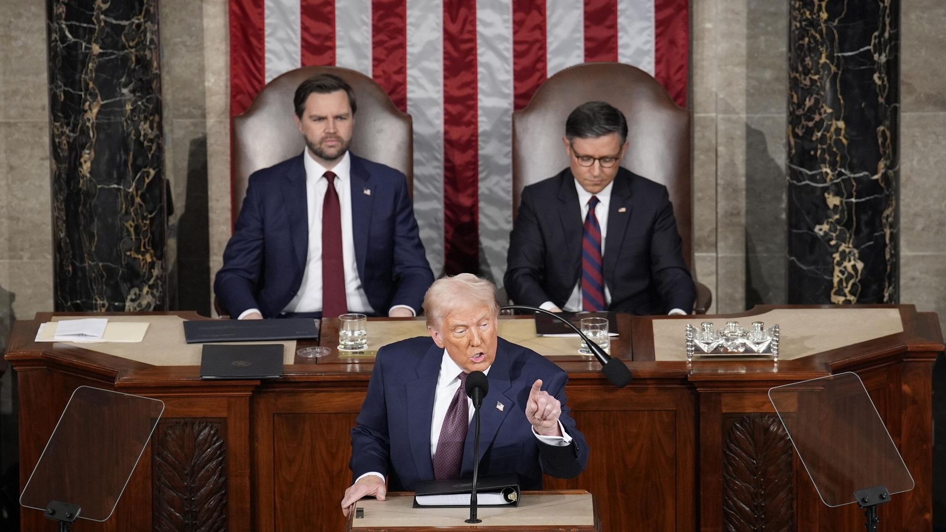 Выступление президента США Д. Трампа на заседании конгресса - РИА Новости, 1920, 05.03.2025
