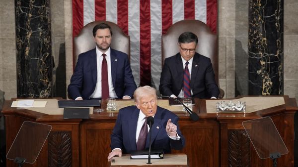 Выступление президента США Д. Трампа на заседании конгресса