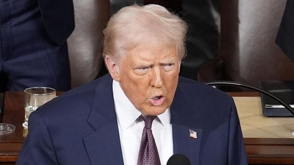 Выступление президента США Д. Трампа на заседании конгресса