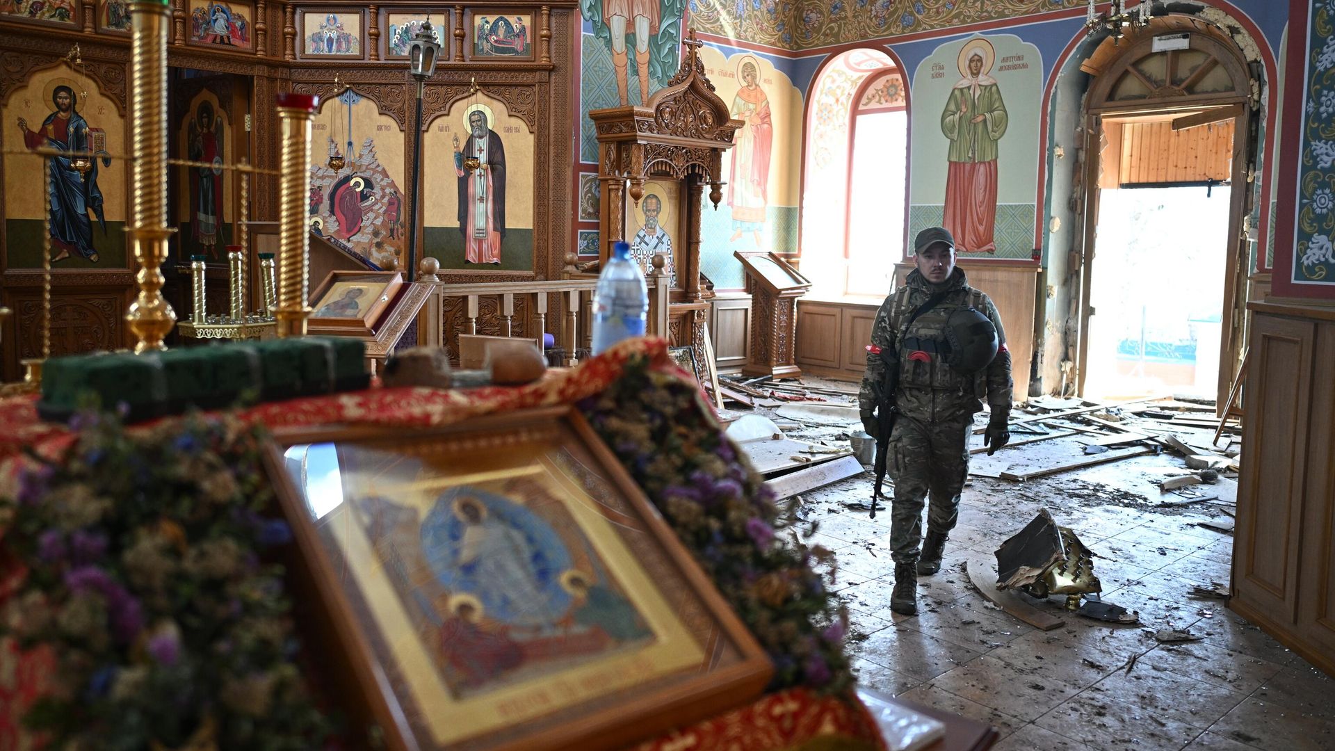 Военнослужащие отряда Т Добровольческого корпуса в Курской области Военнослужащие отряда Т Добровольческого корпуса в Курской области - РИА Новости, 1920, 21.04.2025