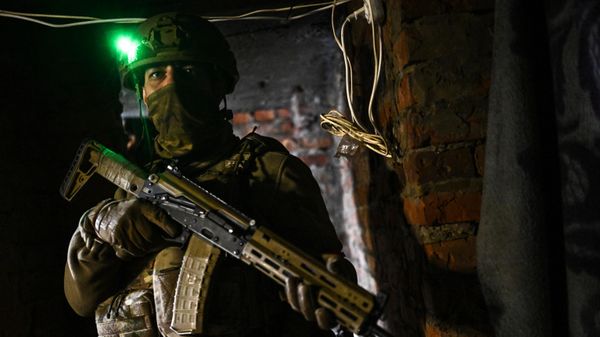 Военнослужащие отряда Т Добровольческого корпуса в Курской области