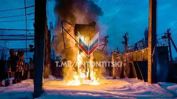 разрушенная ВСУ электроподстанция в Пологовском районе разрушенная ВСУ электроподстанция в Пологовском районе