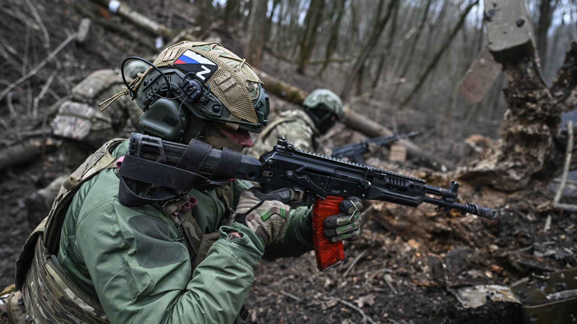 Отработка боевого слаживания подразделениями ВДВ в Курской области - РИА Новости, 1920, 29.03.2025