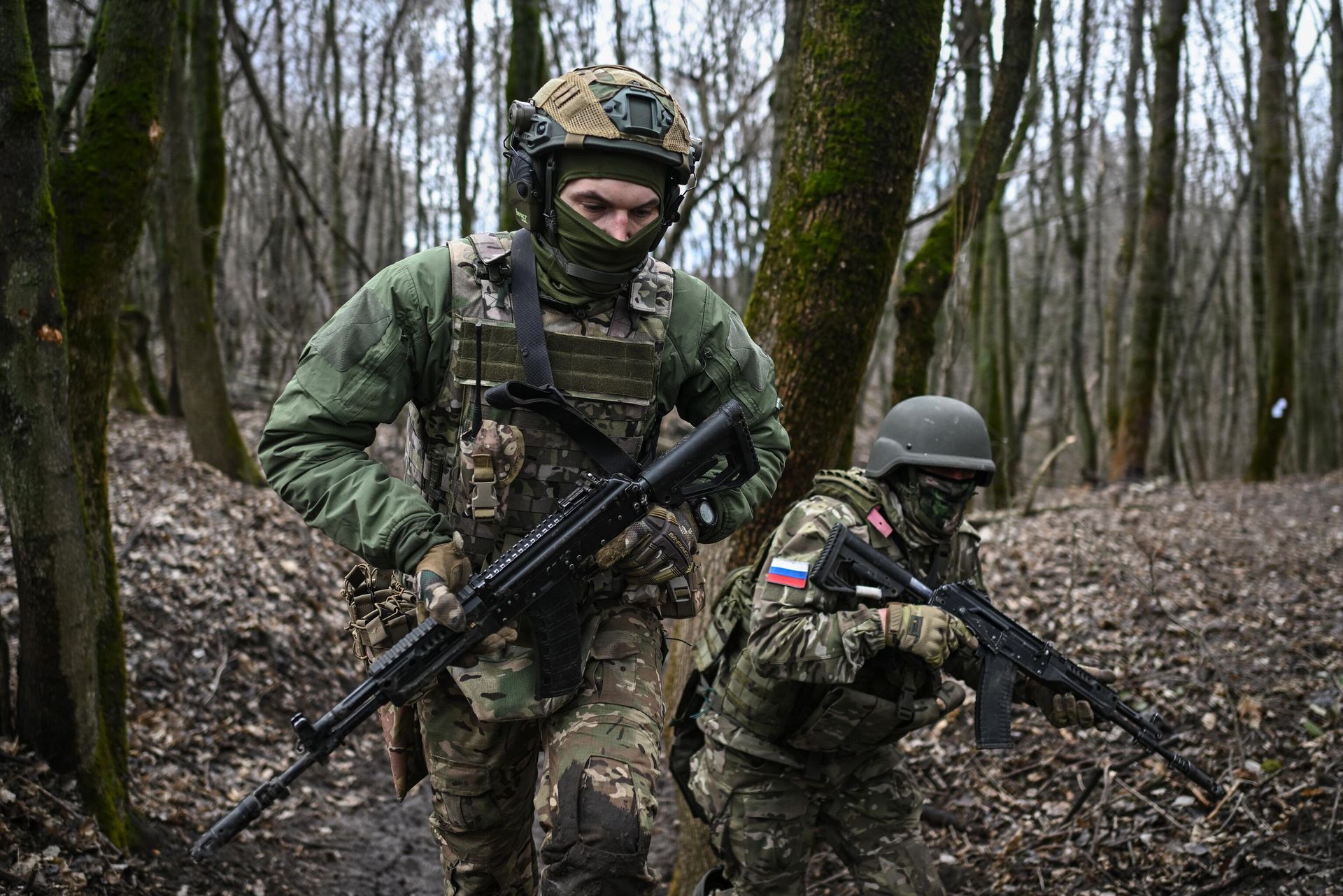 Отработка боевого слаживания подразделениями ВДВ в Курской области - РИА Новости, 1920, 27.03.2025