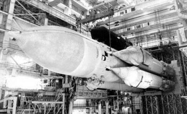 Лазерная станция Скиф на ракете Энергия