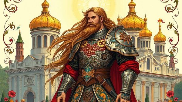 Илья Муромец. Сгенерировано нейросетью