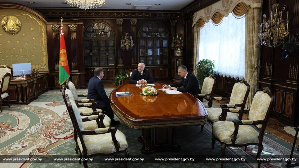 Встреча Лукашенко с заместителем Государственного секретаря Союзного государства Сергеем Глазьевым