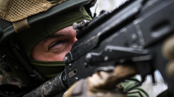 Отработка боевого слаживания подразделениями ВДВ в Курской области Отработка боевого слаживания подразделениями ВДВ в Курской области