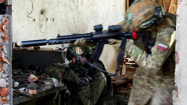 Боевая работа военнослужащих России и КНДР в Курской области Боевая работа военнослужащих России и КНДР в Курской области