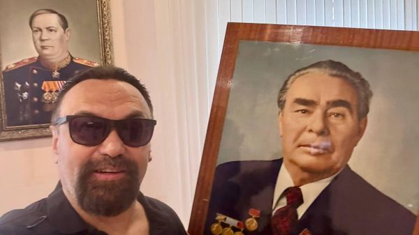 Портреты советских вождей. Донецкая клиническая больница им. М.Калинина. 