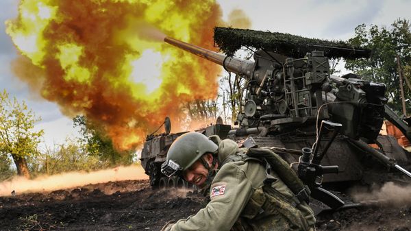 Боевая работа расчета САУ 2С7М Малка группировки войск Центр на Красноармейском направлении СВО Боевая работа расчета САУ 2С7М Малка группировки войск Центр на Красноармейском направлении СВО
