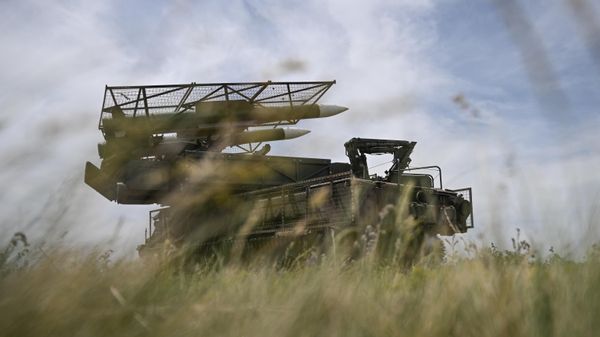 Боевое дежурство расчетов ЗРК Бук группировки войск Центр на Красноармейском направлении СВО