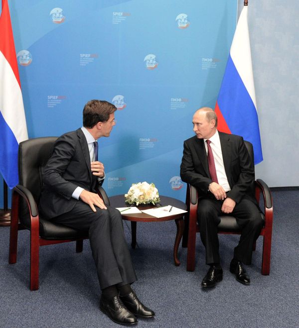 Рютте с Путиным