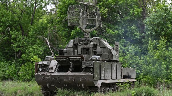 Боевая работа расчета ЗРК ТОР М-1 группировки войск Центр на Красноармейском направлении СВО