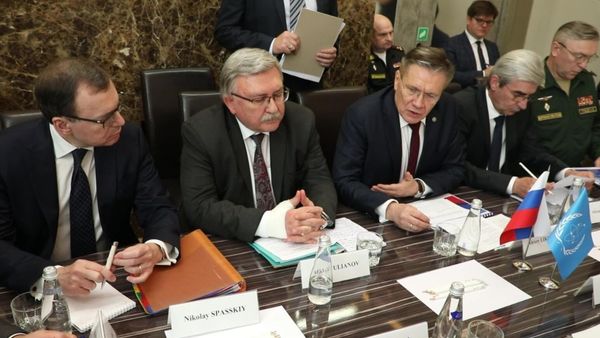 Встреча главы госкорпорации Росатом А. Лихачева и гендиректора МАГАТЭ Р. Гросси Встреча главы госкорпорации Росатом А. Лихачева и гендиректора МАГАТЭ Р. Гросси