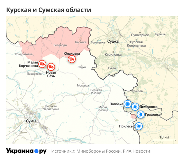 Курская и Сумская области