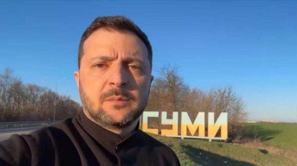 Зеленский у города Сумы