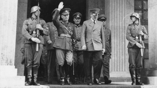 Ион Антонеску и Адольф Гитлер. Мюнхен, 10 июня 1941 года