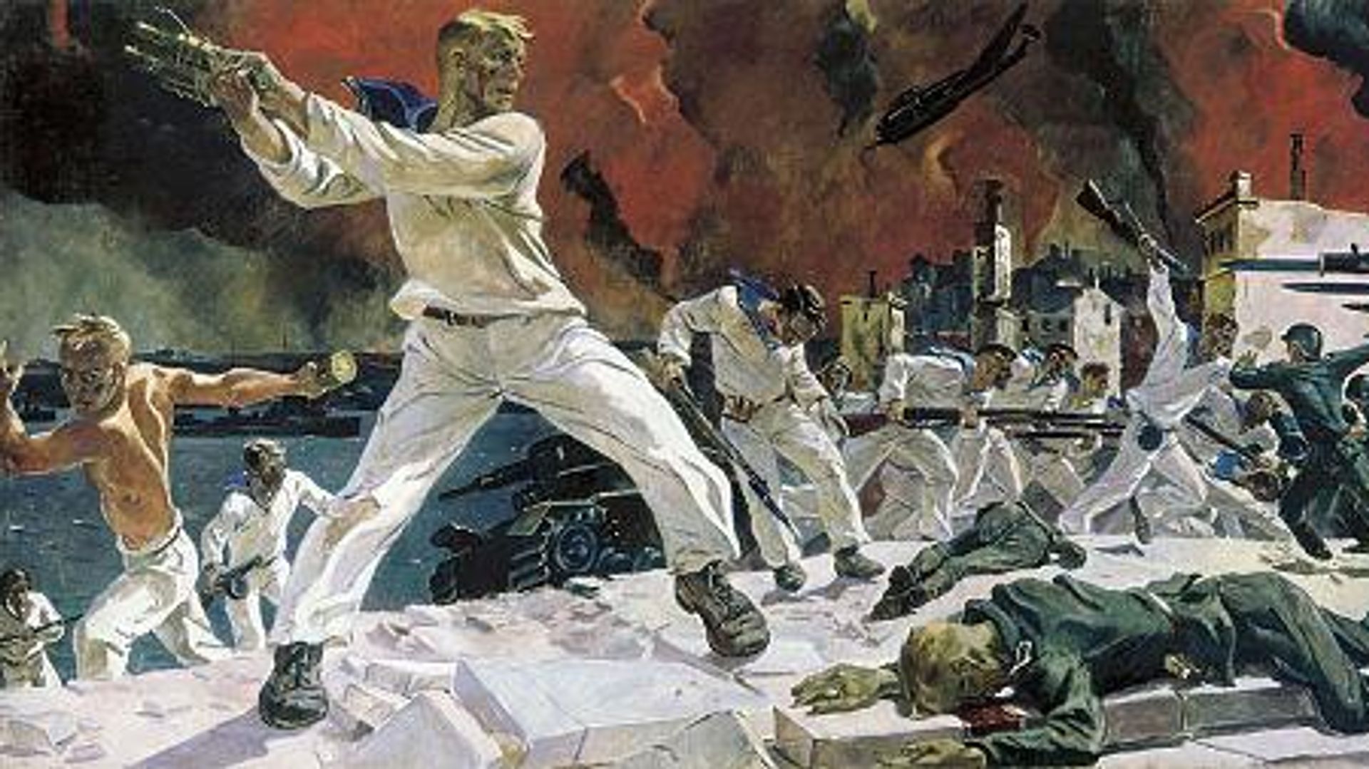 Александр Дейнека Оборона Севастополя - РИА Новости, 1920, 04.07.2025