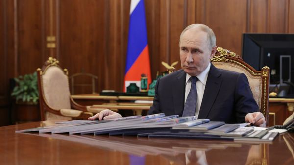 Президент Владимир Путин встретился с губернатором Белгородской области Вячеславом Гладковым