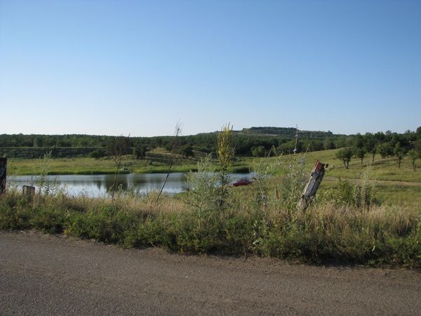 Пейзаж Донбасса. Река