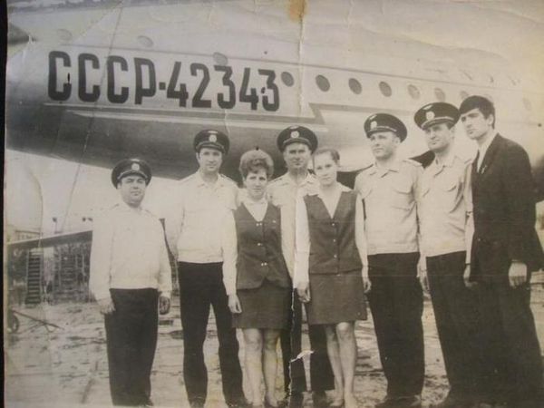 Экипаж Ту-104 Одесского авиаотряда