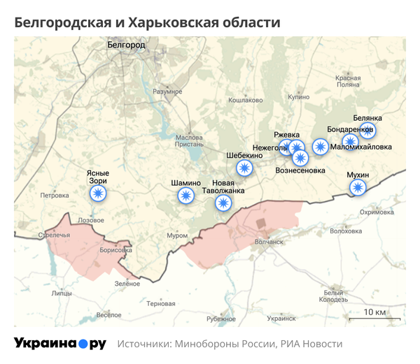 Белгородская и Харьковская области