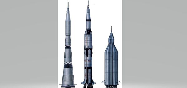 Лунные ракеты Н-1, Saturn V, УР700 (проект)