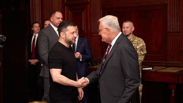 Владимира Зеленский и Кит Келлог