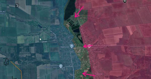 Продвижение ВС РФ в окрестностях Торского Продвижение ВС РФ в окрестностях Торского