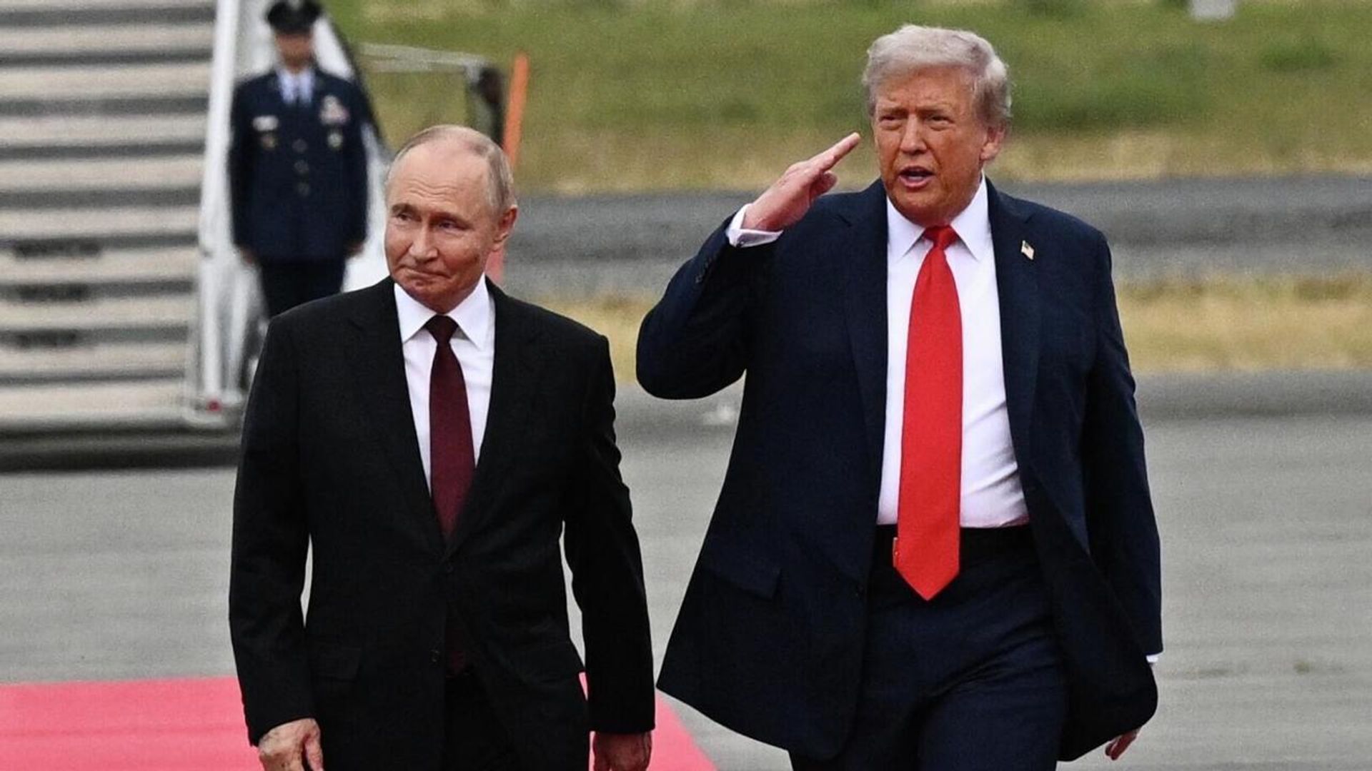 Путин и Трамп, встреча на Аляске Путин и Трамп, встреча на Аляске - РИА Новости, 1920, 17.08.2026