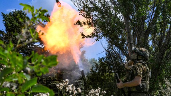 Боевая работа расчета миномета 2С4 Тюльпан группировки войск Центр в зоне СВО Боевая работа расчета миномета 2С4 Тюльпан группировки войск Центр в зоне СВО
