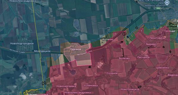 ВС РФ взяли под контроль село Удачное