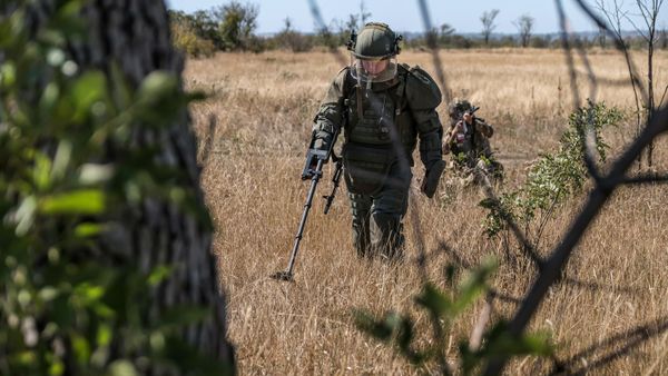 Подготовка саперов группировки войск Днепр в Запорожской области Подготовка саперов группировки войск Днепр в Запорожской области
