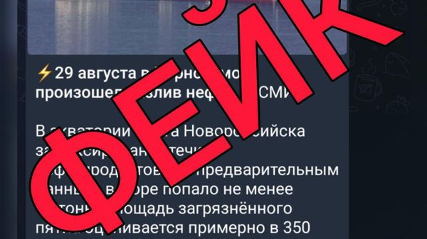 Выявлен новый фейк