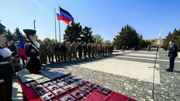 Празднование 82-й годовщины освобождения Донбасса на Саур-Могиле 8 сентября 2025 года Празднование 82-й годовщины освобождения Донбасса на Саур-Могиле 8 сентября 2025 года