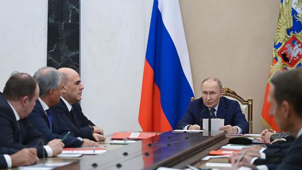 Президент Владимир Путин провел заседание Совбеза РФ
