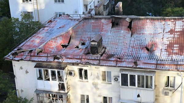 Последствия ударов дронов ВСУ по Новороссийску
