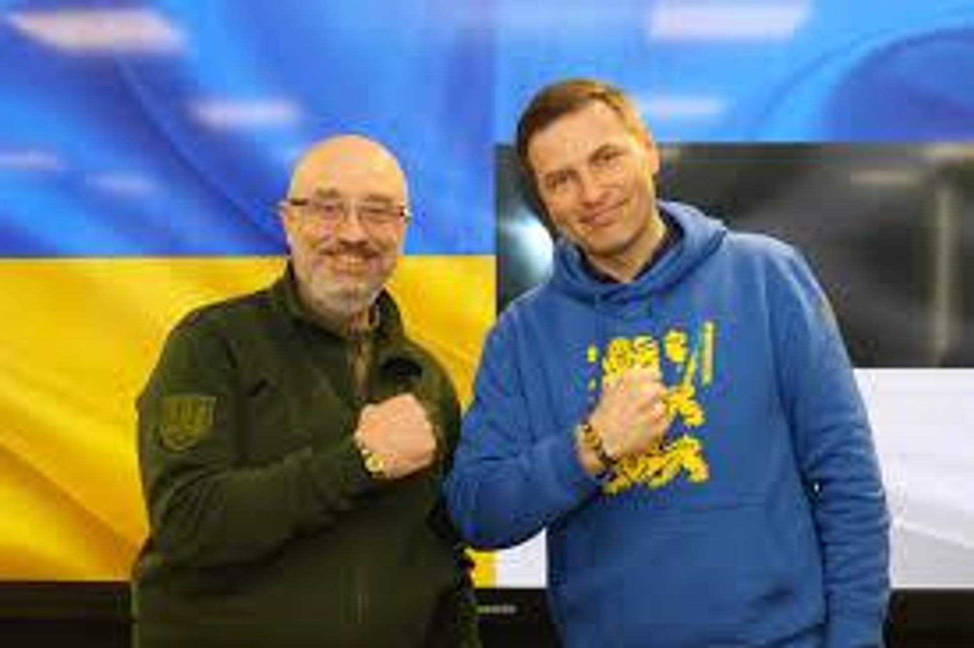 Два министра Эстонии и Украины - Певкур и Резников , но второй уже в ранге экс - РИА Новости, 1920, 28.09.2025