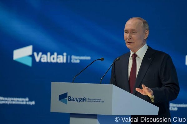 Владимир Путин. XXII Ежегодное заседание Клуба Валдай. Сочи, 2025