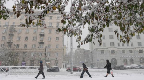 Снегопад в Новосибирске Снегопад в Новосибирске