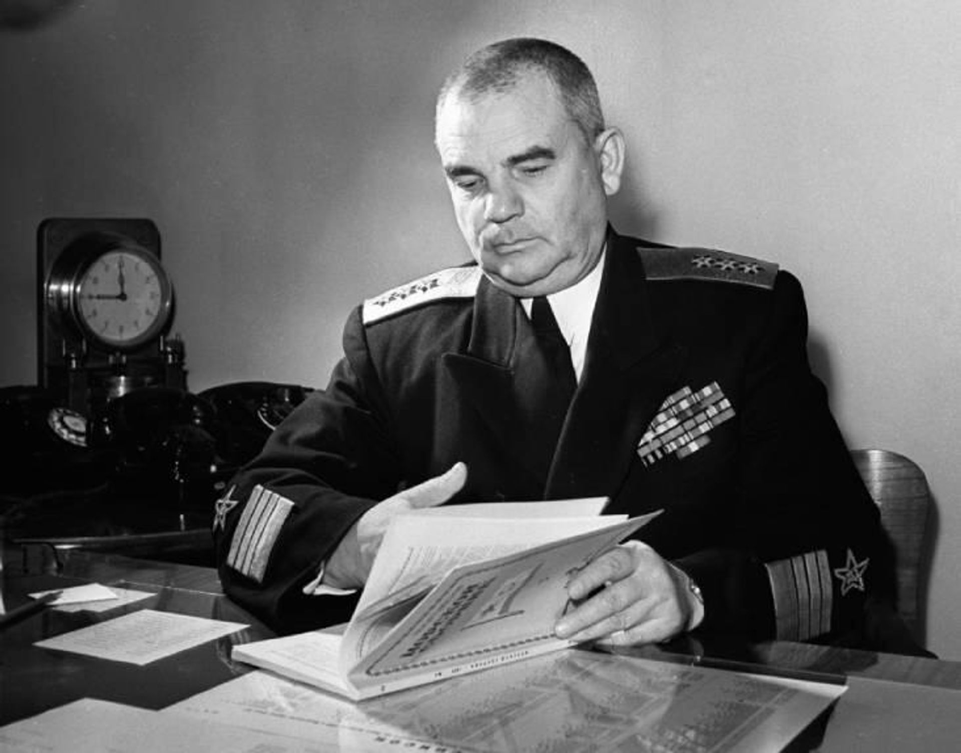 Адмирал Гордей Левченко (фото 1956 года) Адмирал Гордей Левченко (фото 1956 года) - РИА Новости, 1920, 18.10.2025