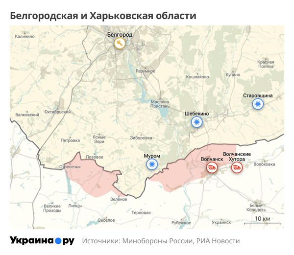 Белгородская и Харьковская области