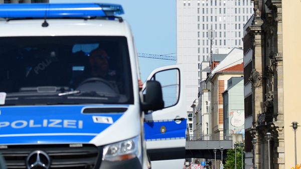Ситуация у клиники Шарите в Берлине