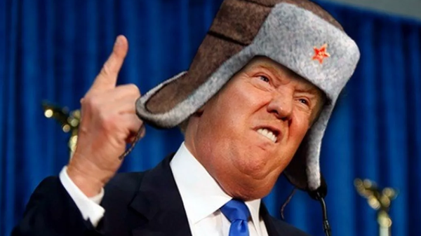 Трамп в советской шапке
