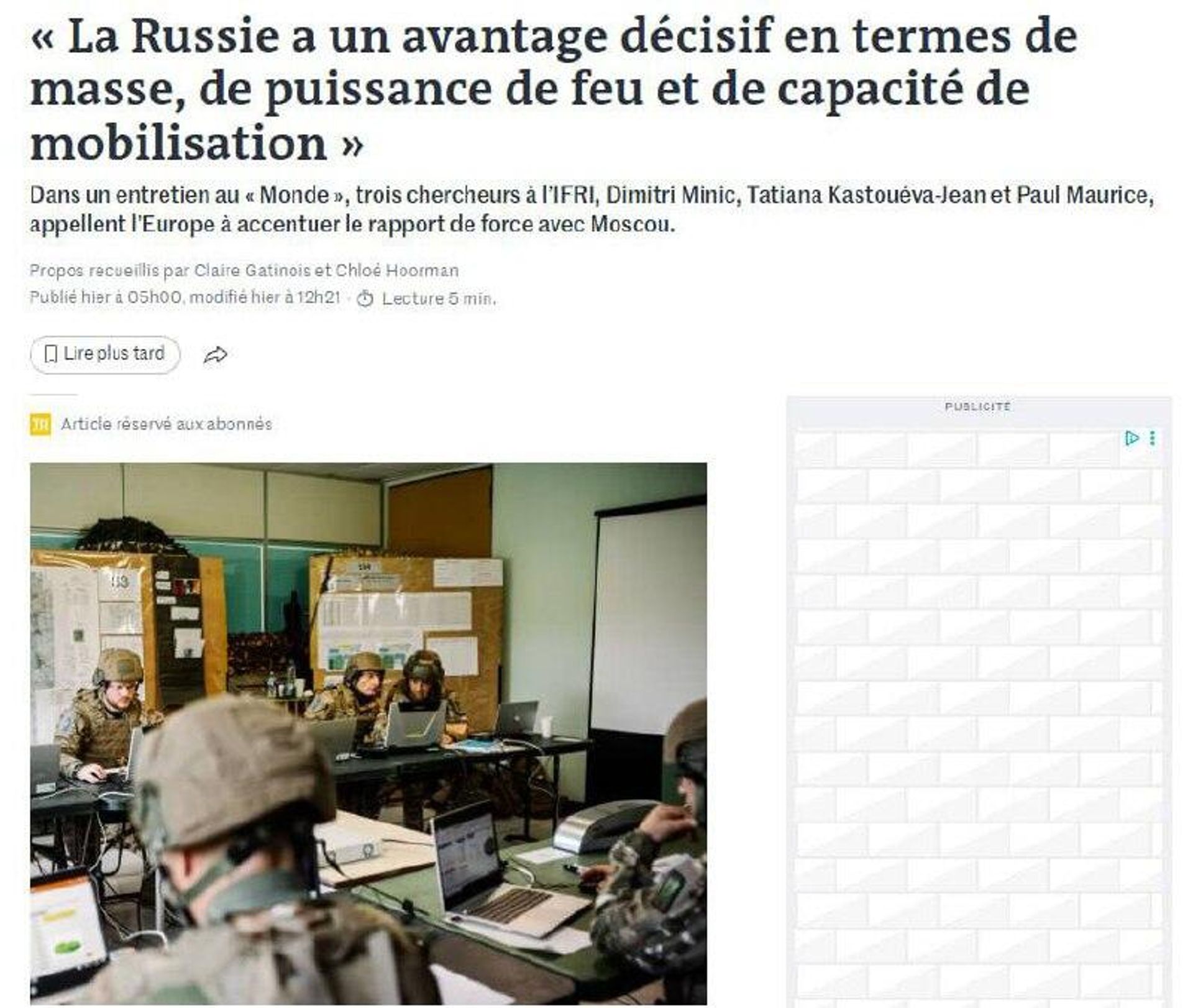 Le Monde: «Россия имеет решающее преимущество по массе, огневой мощи и мобилизационным возможностям» перед Европой Le Monde: «Россия имеет решающее преимущество по массе, огневой мощи и мобилизационным возможностям» перед Европой - РИА Новости, 1920, 05.11.2025