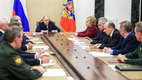 Президент Владимир Путин провел заседание Совбеза РФ