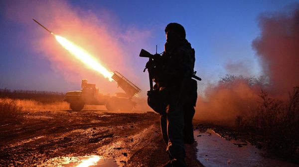 Боевая работа РСЗО Град группировки войск Центр в зоне СВО